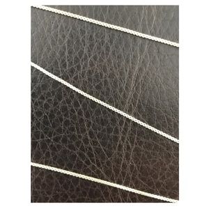 Sterling Silver Italian Box Link Chain Necklace